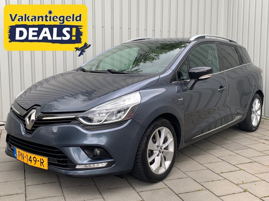Renault Clio Estate 0.9 TCe Limited|Navigatie|Climate Contro, Auto's, Renault, Voorwielaandrijving, 898 cc, Gebruikt, 580 kg