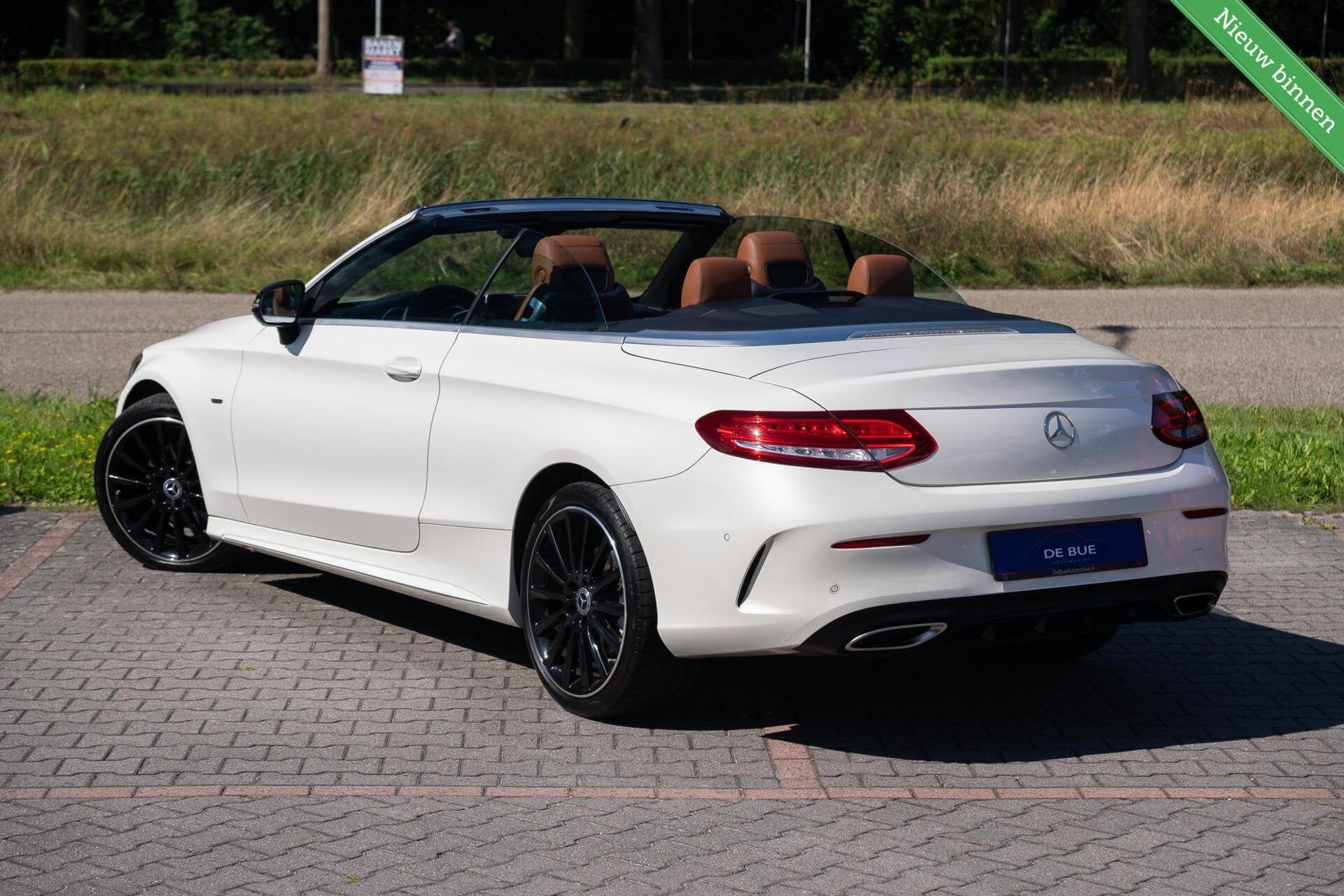 Mercedes C-klasse Cabrio Night AMG 9G|Org NL NAP|2e Eig|UNIE, Auto's, Automaat, Euro 6, Cabriolet, 4 stoelen