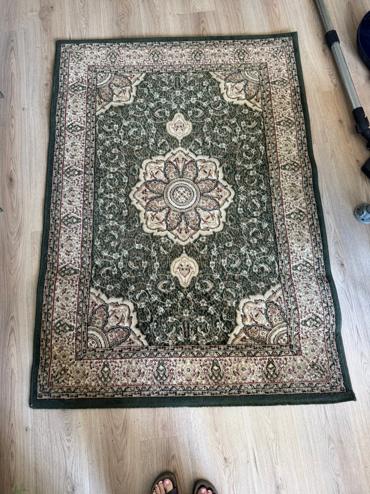 Perzisch vloerkleed 120 x 170, Huis en Inrichting, Stoffering | Tapijten en Kleden, Ophalen, 100 tot 150 cm, Beige, Zo goed als nieuw