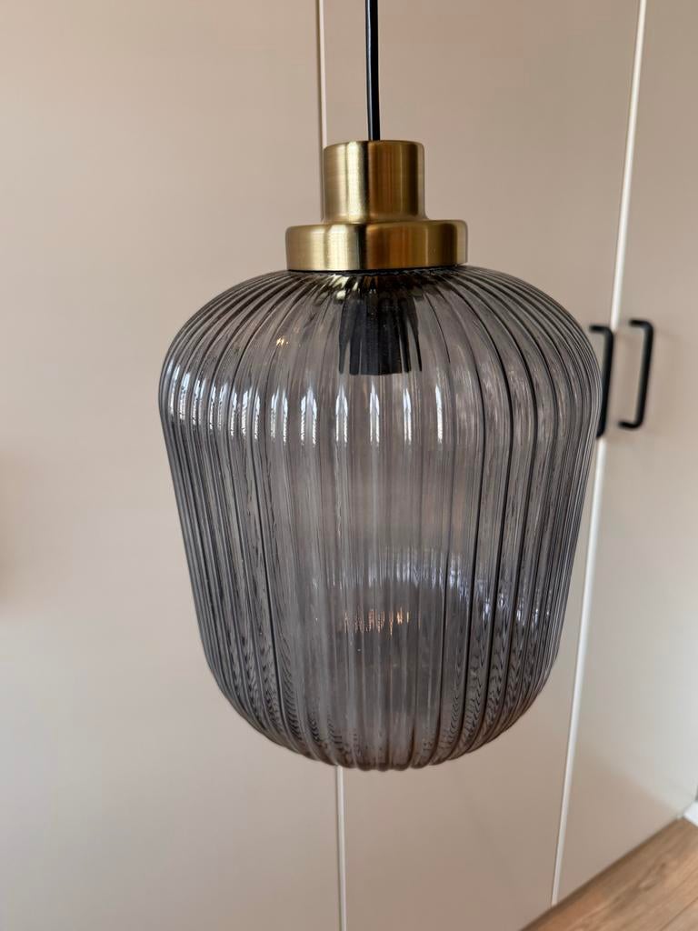 SOLKLINT Hanglamp ikea, Huis en Inrichting, Lampen | Hanglampen, Ophalen of Verzenden, Zo goed als nieuw, Glas, Minder dan 50 cm