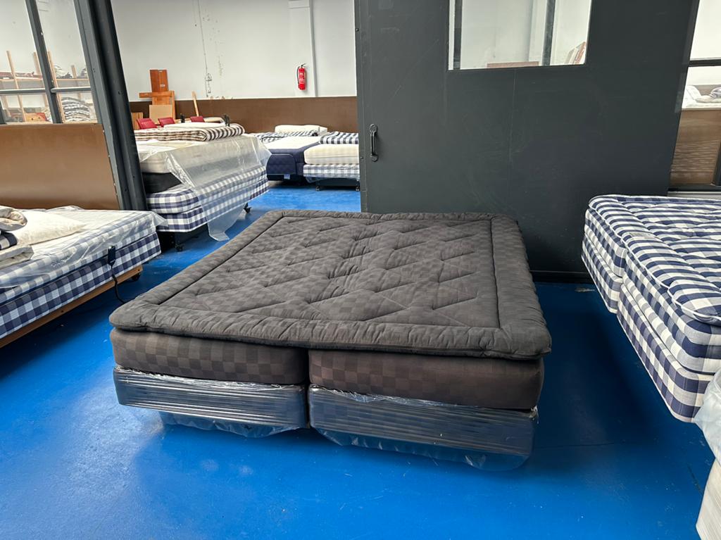 Hastens Boxspring vlak 180x200 Fırm en medıum, Ophalen of Verzenden