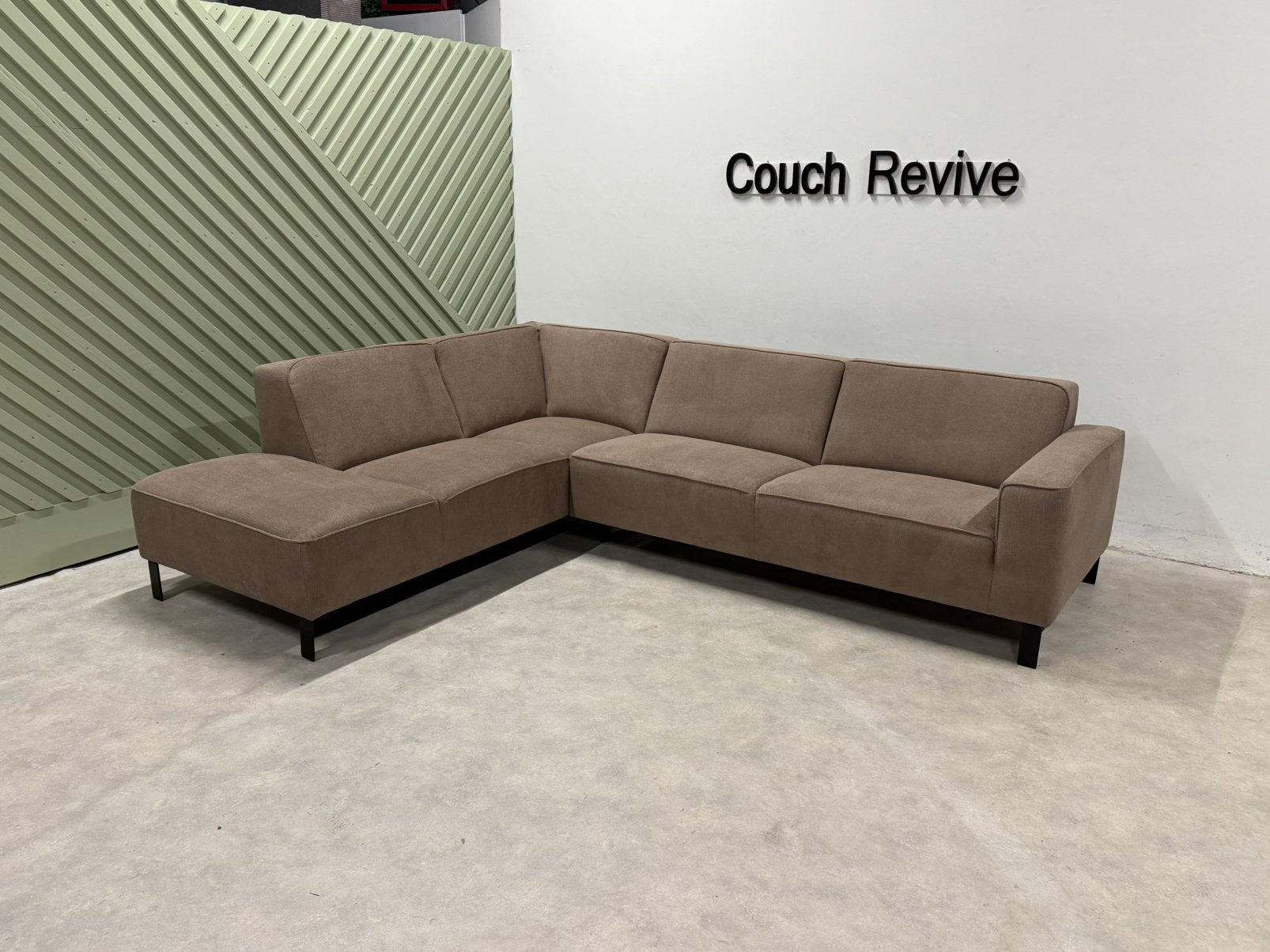 NIEUWE Beige Hoekbank Milo 285x225 cm | GRATIS LEVERING, Info@couchrevive.nl, -, Couch Revive, Ophalen of Verzenden