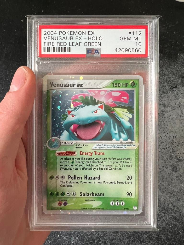 Venusaur ex low pop PSA 10, Ophalen, Zo goed als nieuw, Losse kaart, Foil