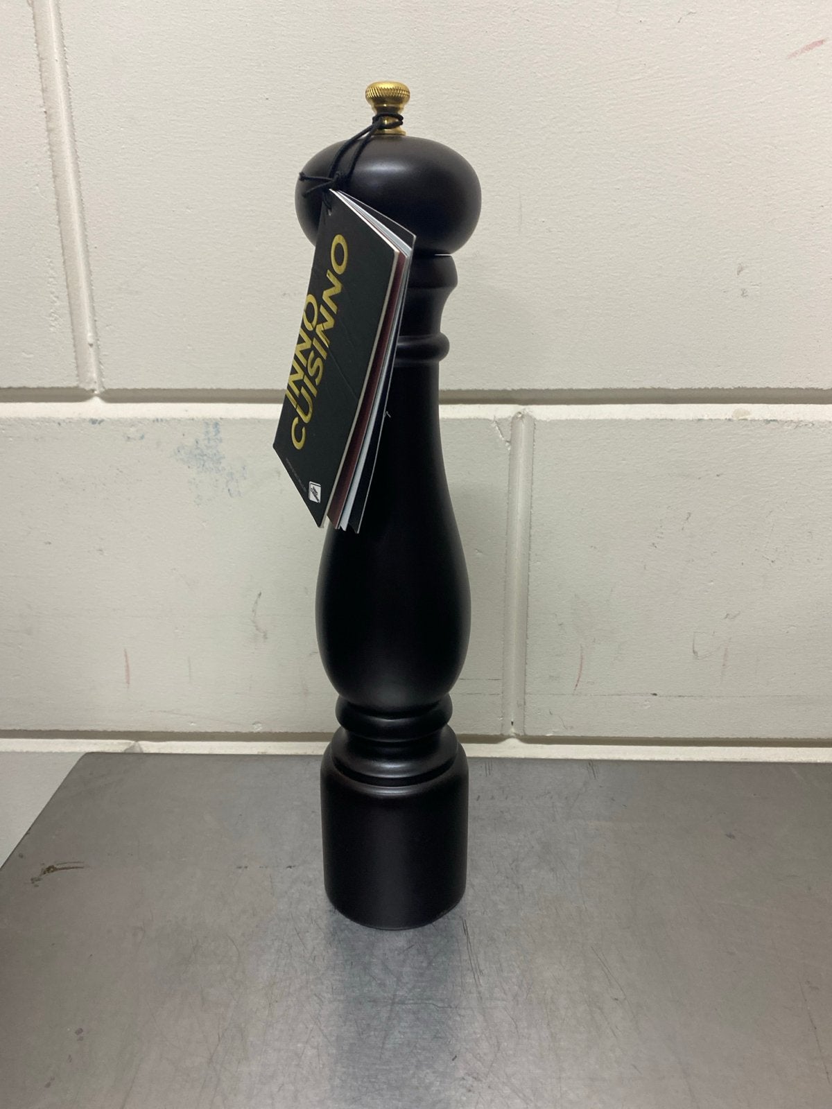 Nieuwe Inno Cuisinno pepermolen - Zwart, 25 cm, Overige typen, Hout, Nieuw, Ophalen of Verzenden