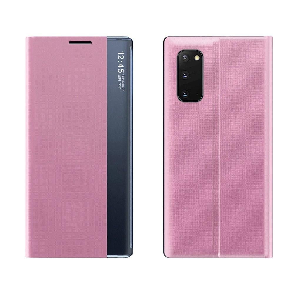 Smart Clear View Cover Set voor Galaxy S20 _ Roze, Verzenden, Nieuw, Hoesje of Tasje