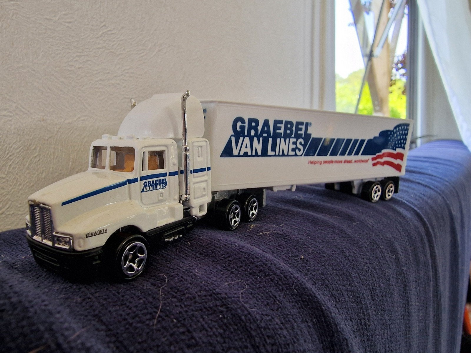 Graebel Van Lines Kenworth vrachtwagen model, Overige merken, Gebruikt, 1:50 of kleiner, Ophalen of Verzenden