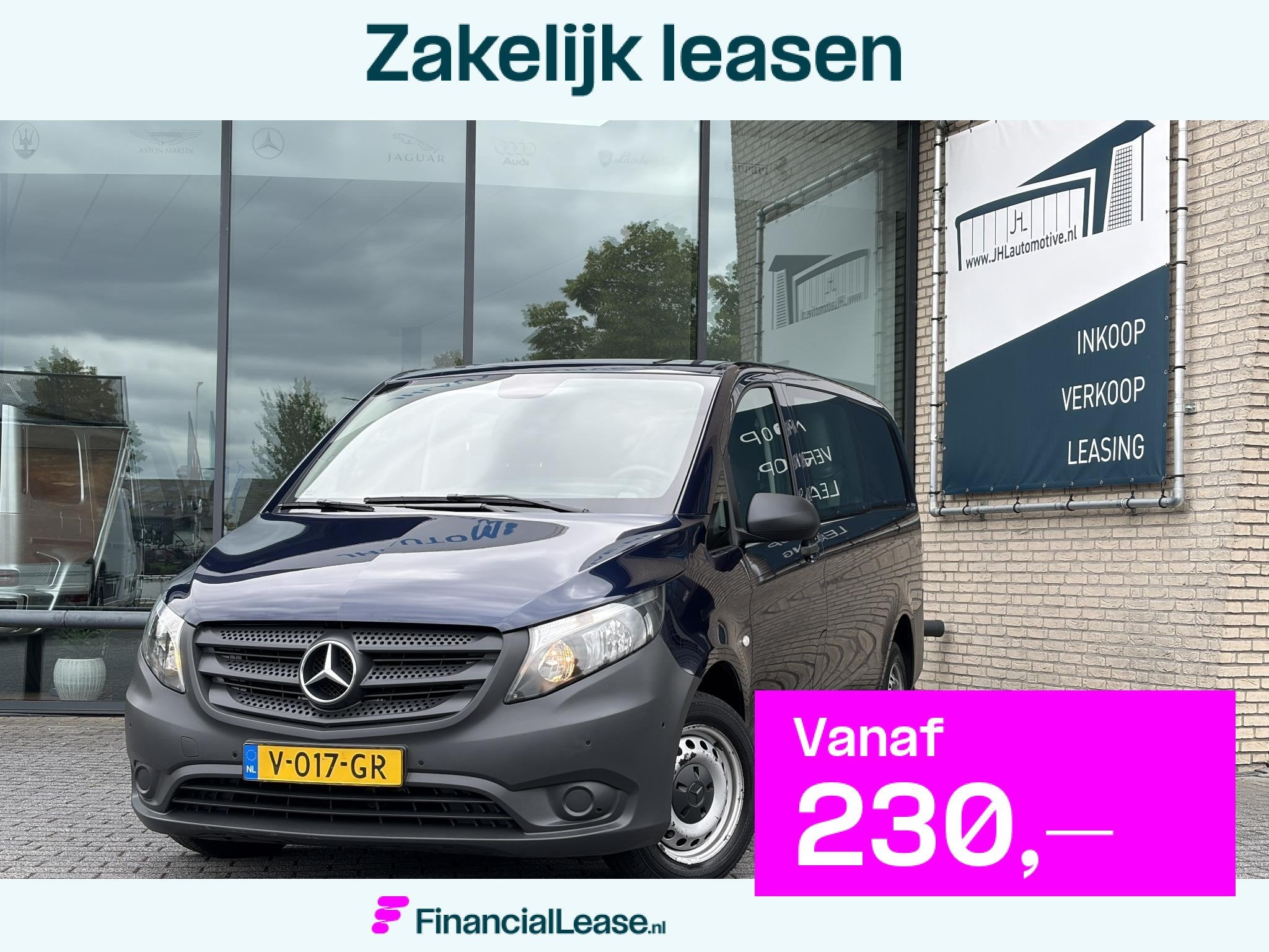 Mercedes-Benz Vito 109 CDI Lang*DUBBEL CABINE*NAVI*ECC*CAM*T, Voorwielaandrijving, Stof, Gebruikt, Euro 6
