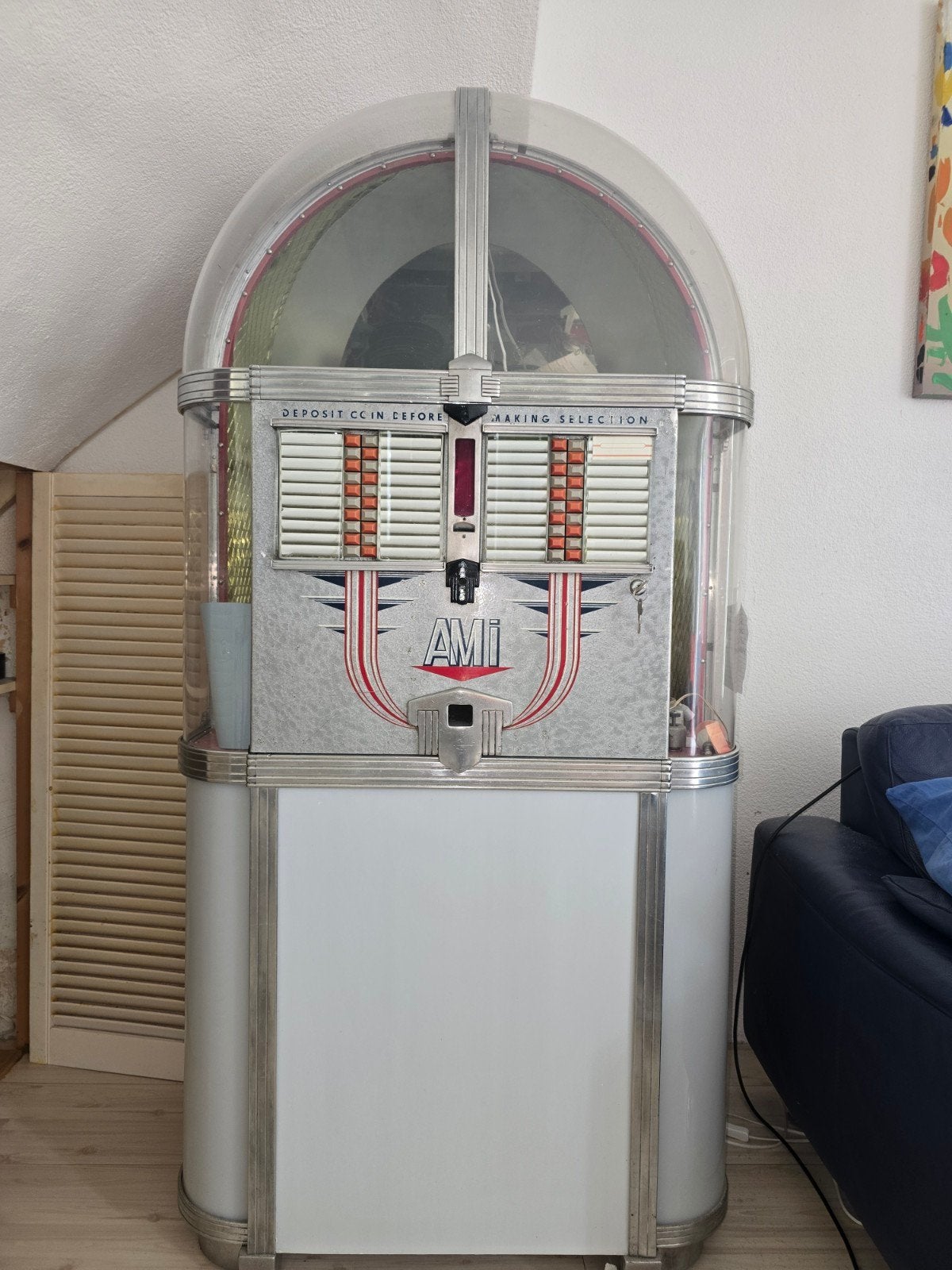 AMI Jukebox Model C, Verzamelen, Automaten | Jukeboxen, Gebruikt, 1950 tot 1960, Ami, Ophalen
