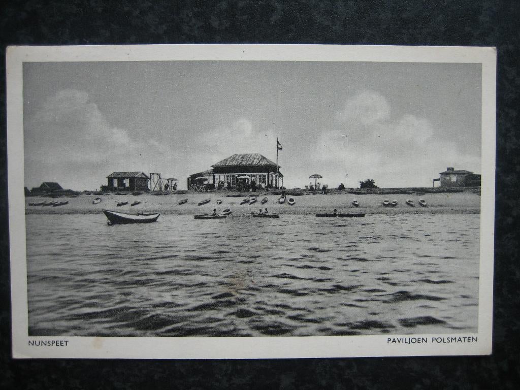 NUNSPEET Paviljoen Polsmaten 1950, Ophalen of Verzenden, 1940 tot 1960, Gelderland