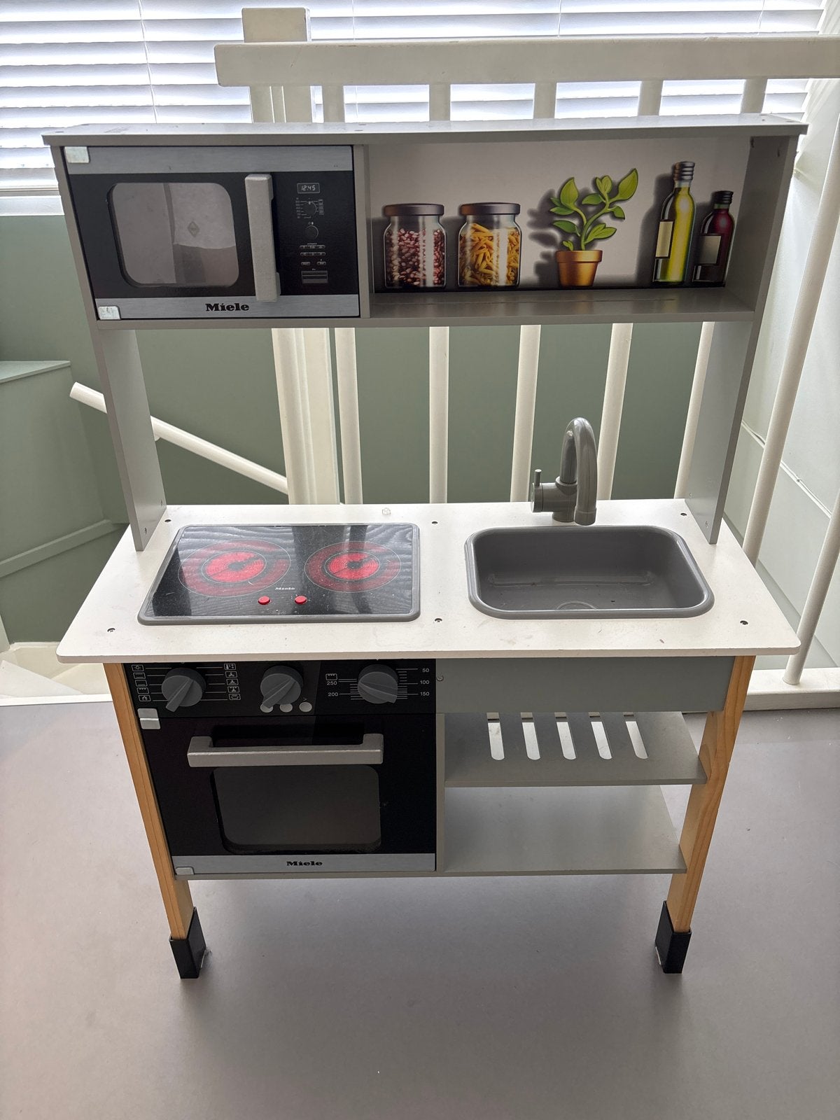 Miele Houten Speelkeuken met Oven en Magnetron, Ophalen, Gebruikt, Hout, Speelkeuken