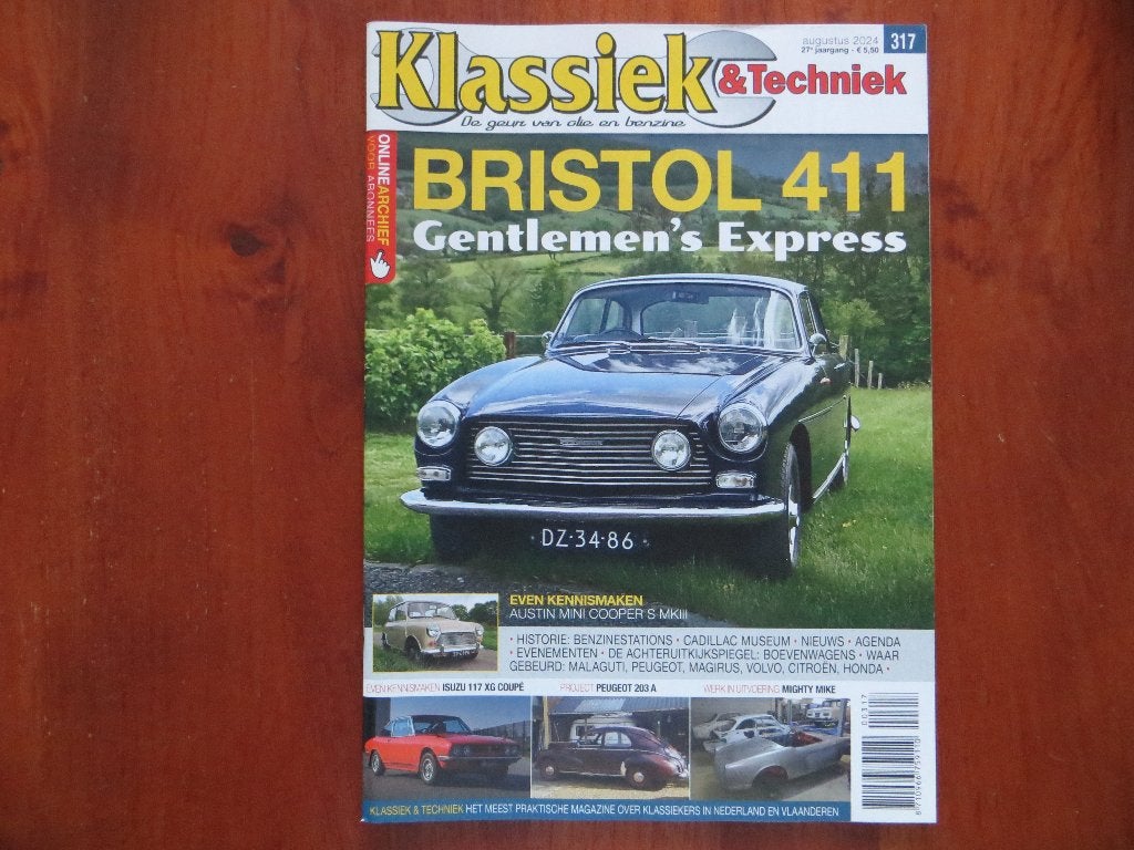 Klassiek & Techniek 317 Bristol 411 Austin Mini Cooper S Mk3, Ophalen of Verzenden, Nieuw, Peugeot