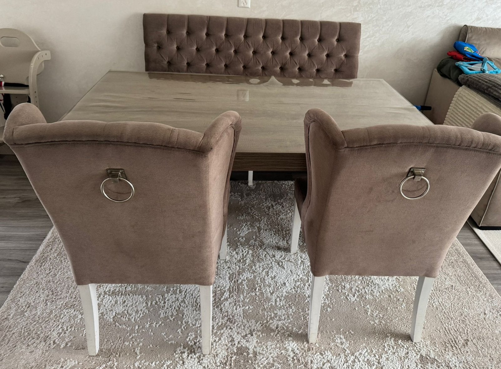 Eettafel, Ophalen, Zo goed als nieuw, 4 tot 6 stoelen