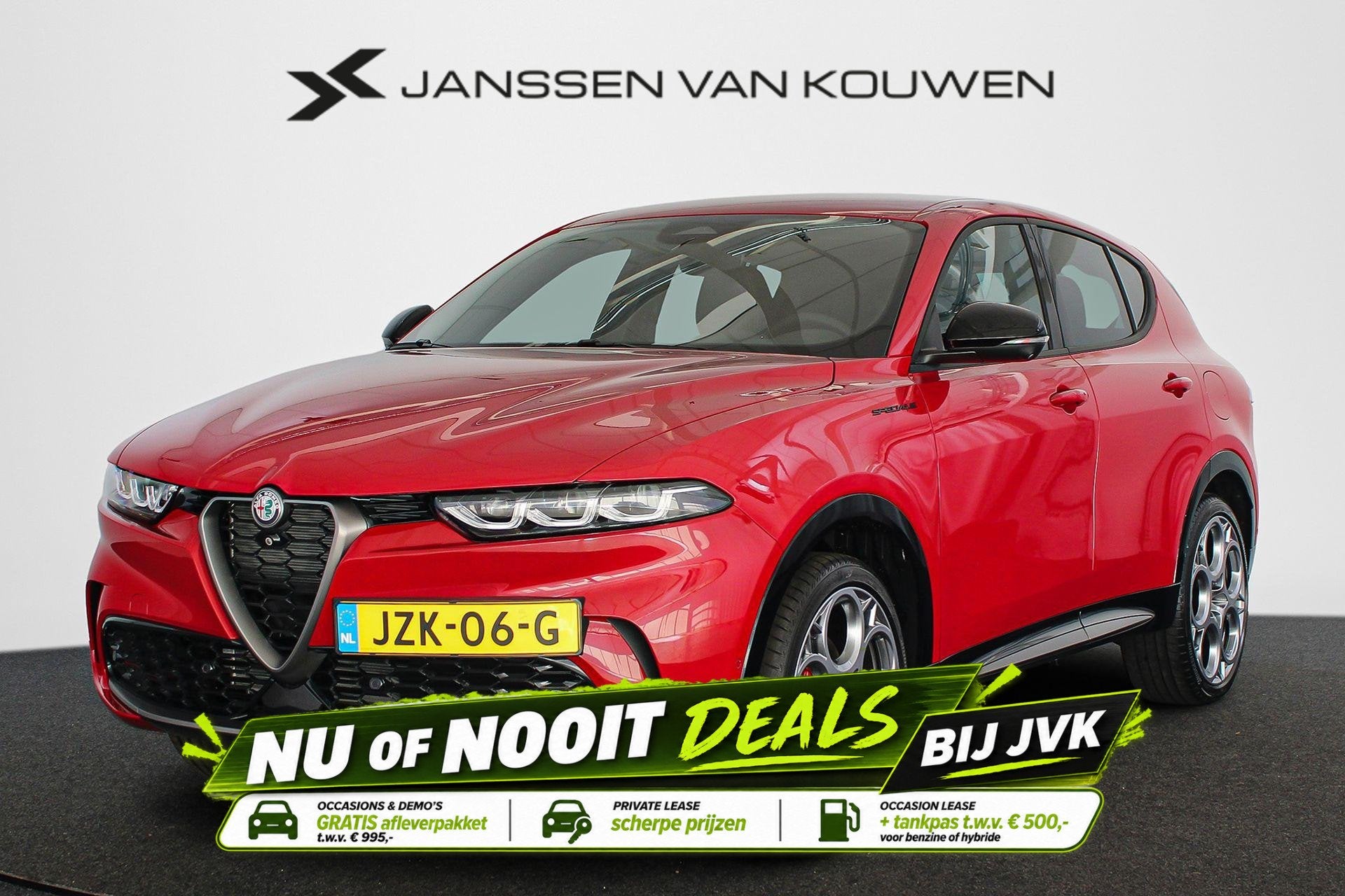 Alfa Romeo Tonale 1.3T 280pk PHEV Edizione Speciale / 20'' /, Auto's, Automaat, Stof, 4 cilinders, 700 kg