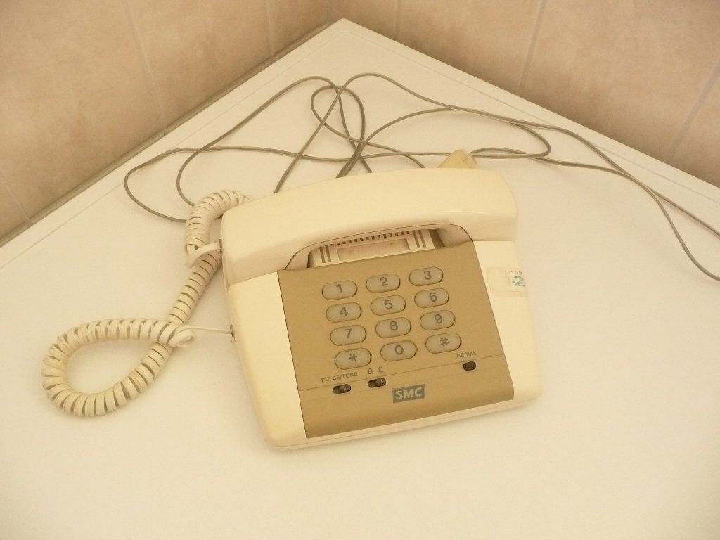 Vaste telefoon smc, Ophalen, Gebruikt