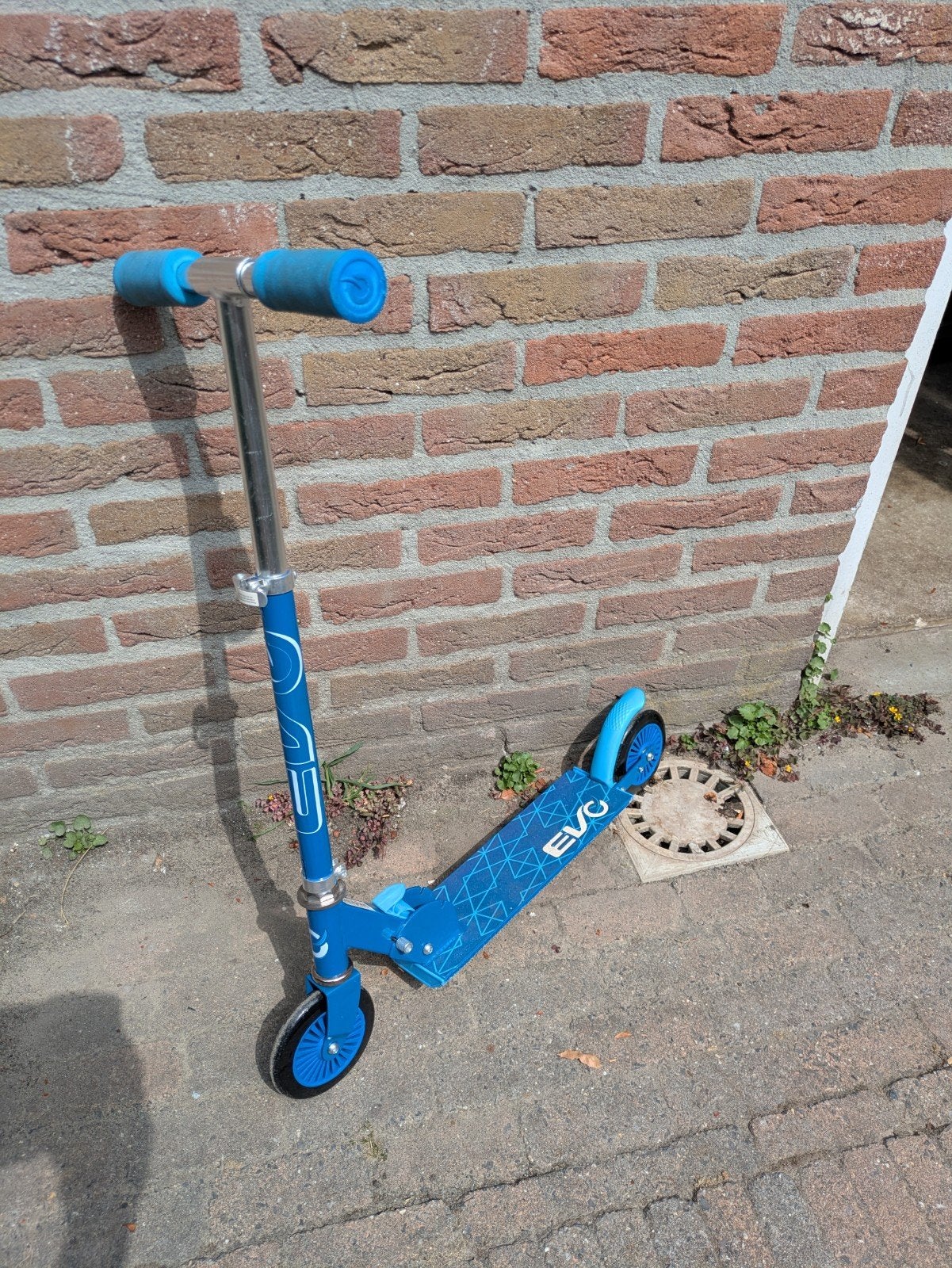 Kinderstep in goede staat - Blauw EVO, Fietsen en Brommers, Steps, Ophalen, Gebruikt, Gewone step, EVO