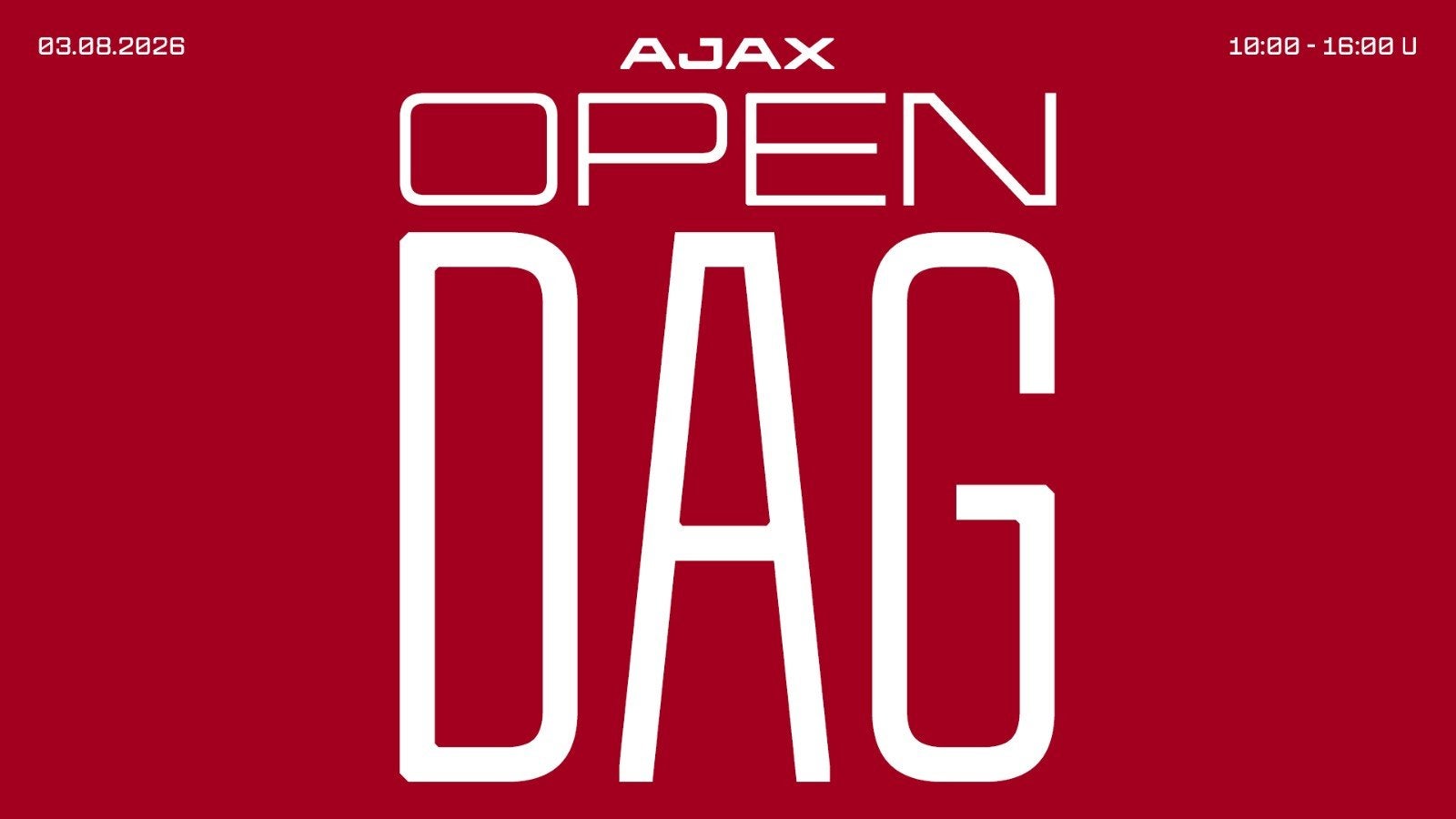 Kaarten Ajax open dag rij 2, Drie personen of meer