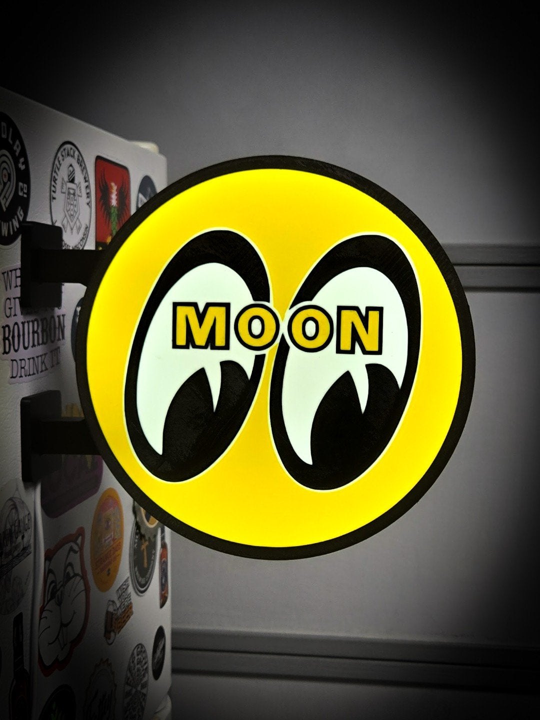 Lightbox Moon Smiley Face Lamp, Ophalen of Verzenden