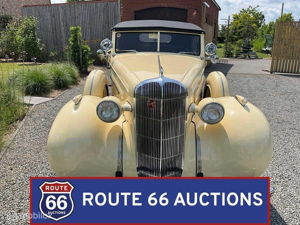 Buick Roadmaster | 1936 | Route 66 Auctions, Auto's, Oldtimers, Overige carrosserieën, Zwart, Bedrijf, Handgeschakeld
