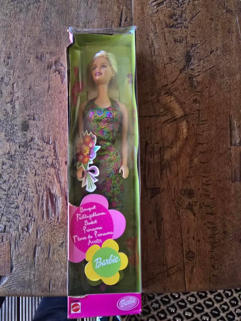 Barbie bouquet Frühlingblumen collectors item, Ophalen of Verzenden, Nieuw, Pop