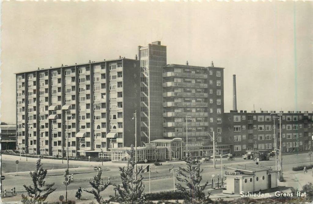 388-510-005 Schiedam Grensflat, Verzenden, Voor 1920, Zuid-Holland