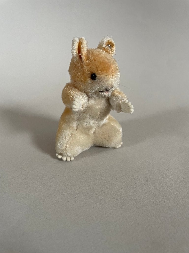 Antieke hamster 'Goldie' van de Duitse firma Steiff uit 1950, Ophalen of Verzenden
