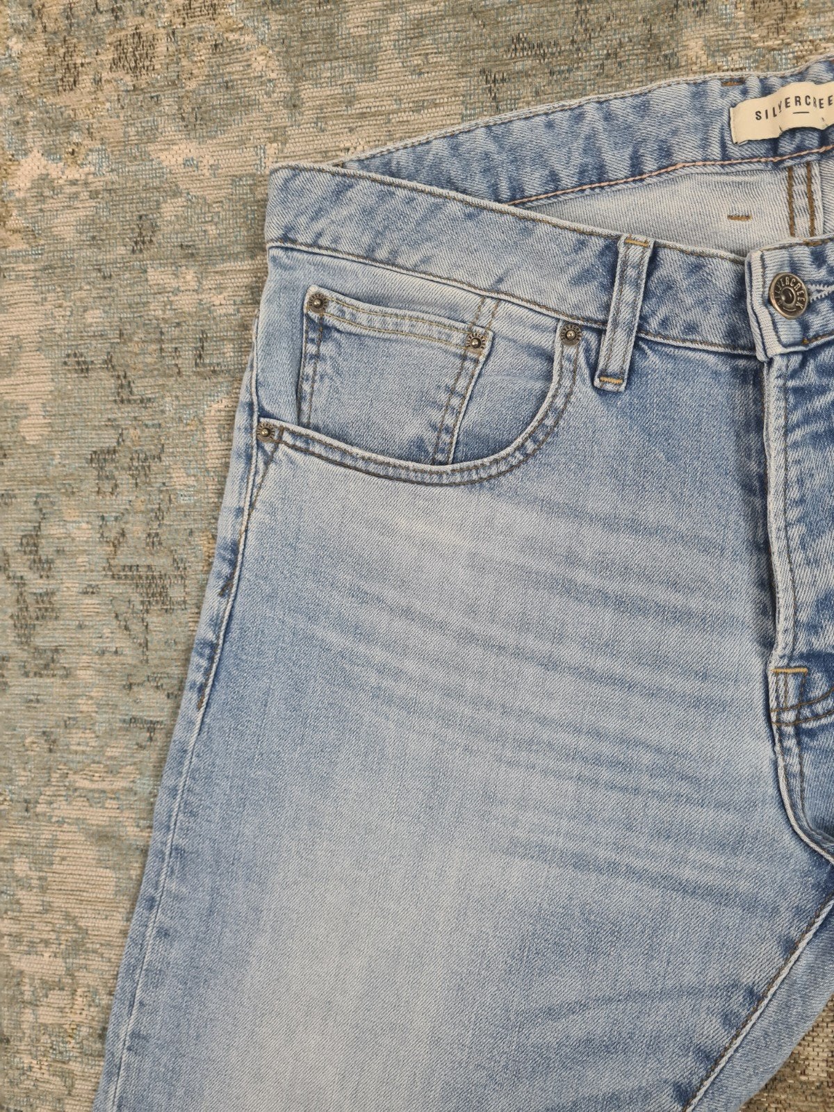Silvercreek LEWIS W32 L34 Tapered STRETCH Bronno3234 Blauw, New Yorkstraat 50, 1175 RD Lijnden, Blauw, https://www.justbrands.nl/klantenservice