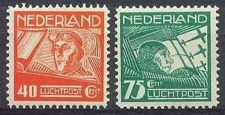 Nederland Luchtpost 4/5 pfr 1928, Ophalen of Verzenden, T/m 1940, Postfris