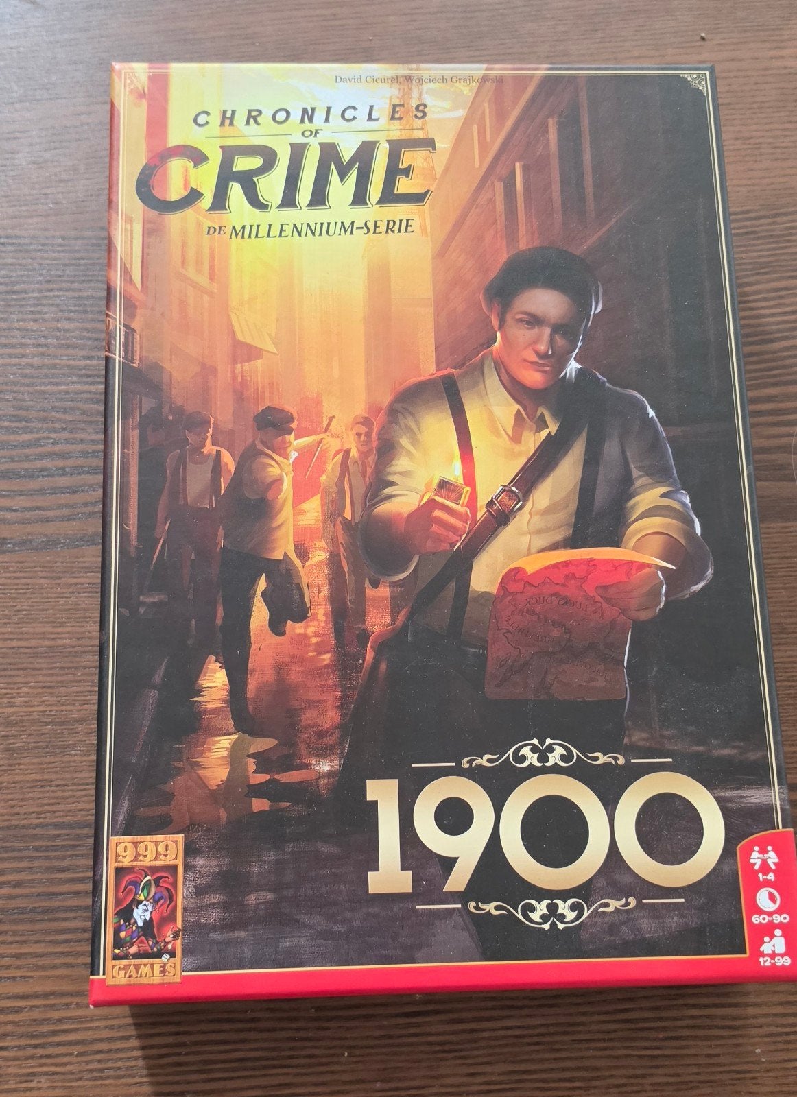 Chronicles of Crime 1900 - Coöperatief detective bordspel, Een of twee spelers, Ophalen of Verzenden, Nieuw, 999 Games