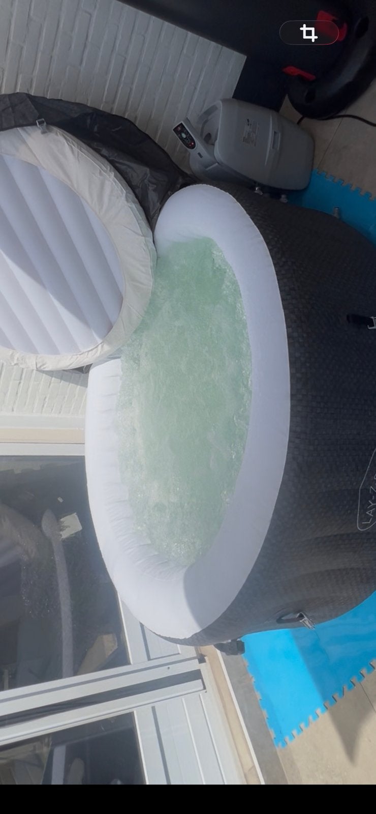 Jacuzzi z spa met massage, Ophalen of Verzenden, Zo goed als nieuw