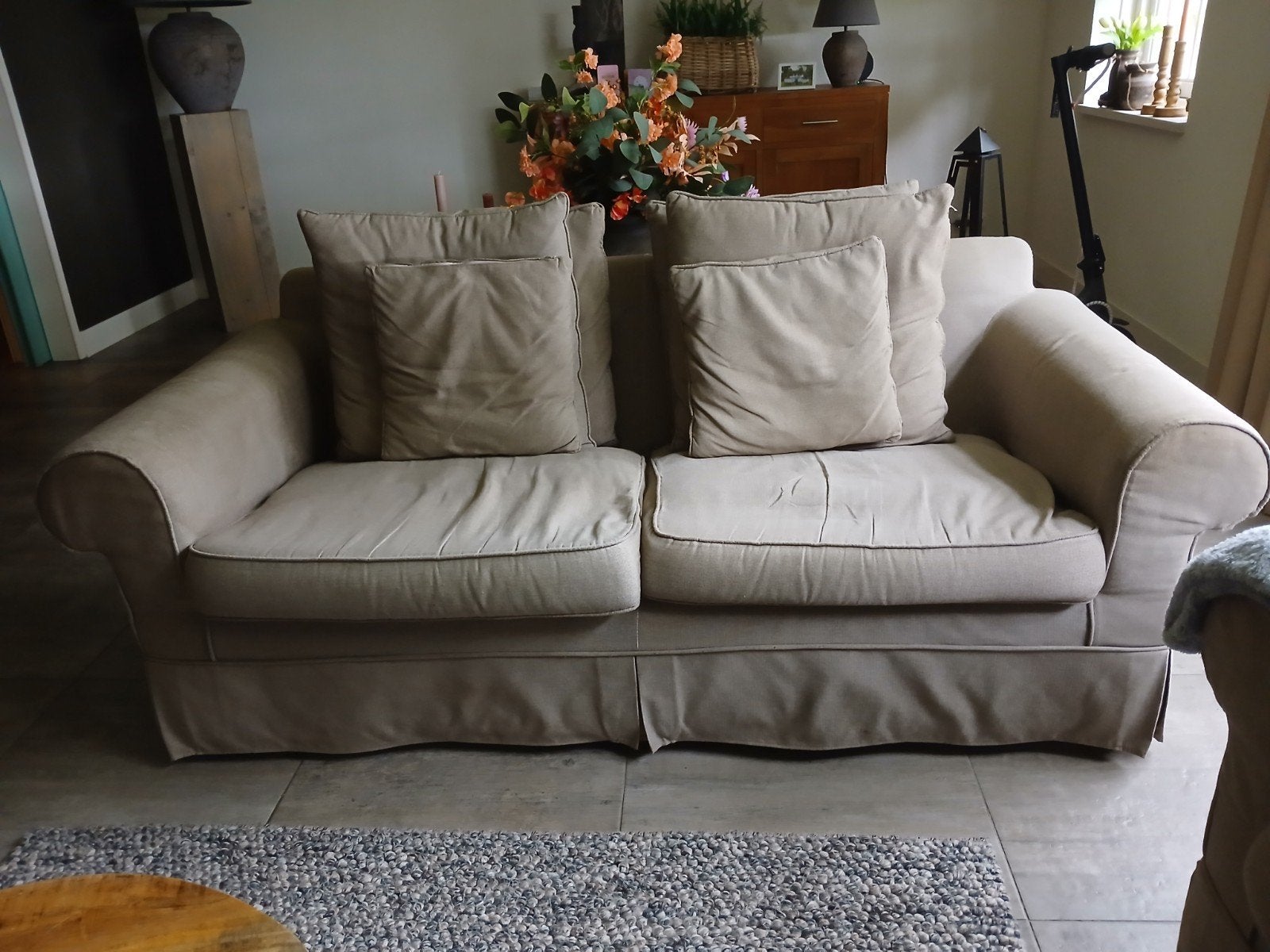 2x Tweepersoonsbanken - Comfortabel en Stijlvol, Gebruikt, Klassiek, Comfortabel, 150 tot 200 cm, Tweepersoons