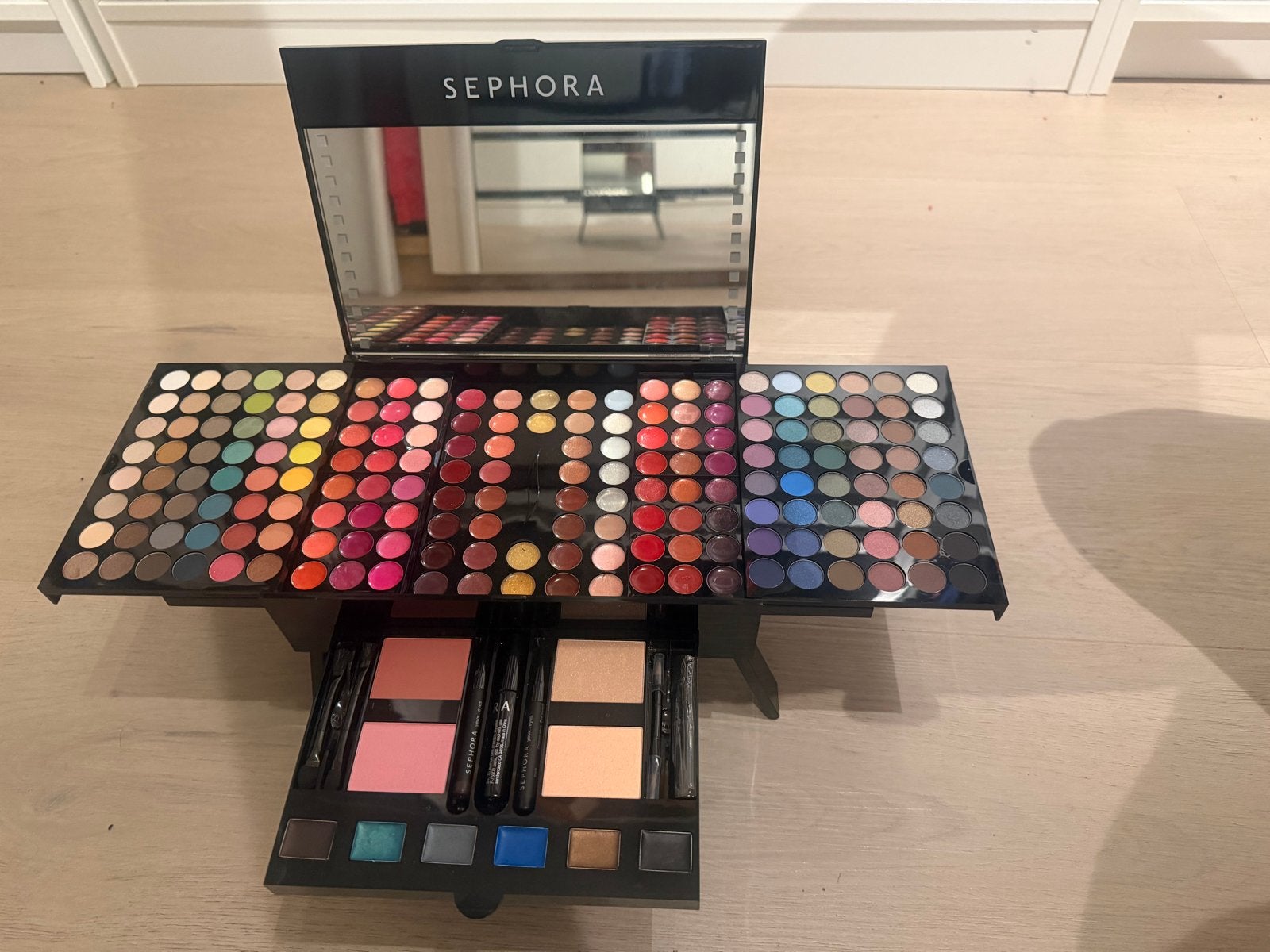 Grote make-up collectie: Sephora, MAC, Too Faced, Urban Deca, Gebruikt, Overige kleuren, Gehele gezicht, Ophalen of Verzenden