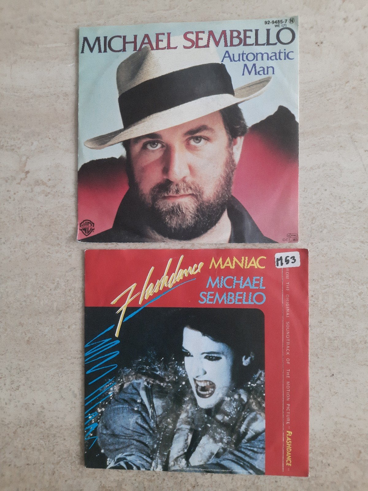 2x vinyl singels van Michael Sembello, Ophalen of Verzenden, Zo goed als nieuw, Pop