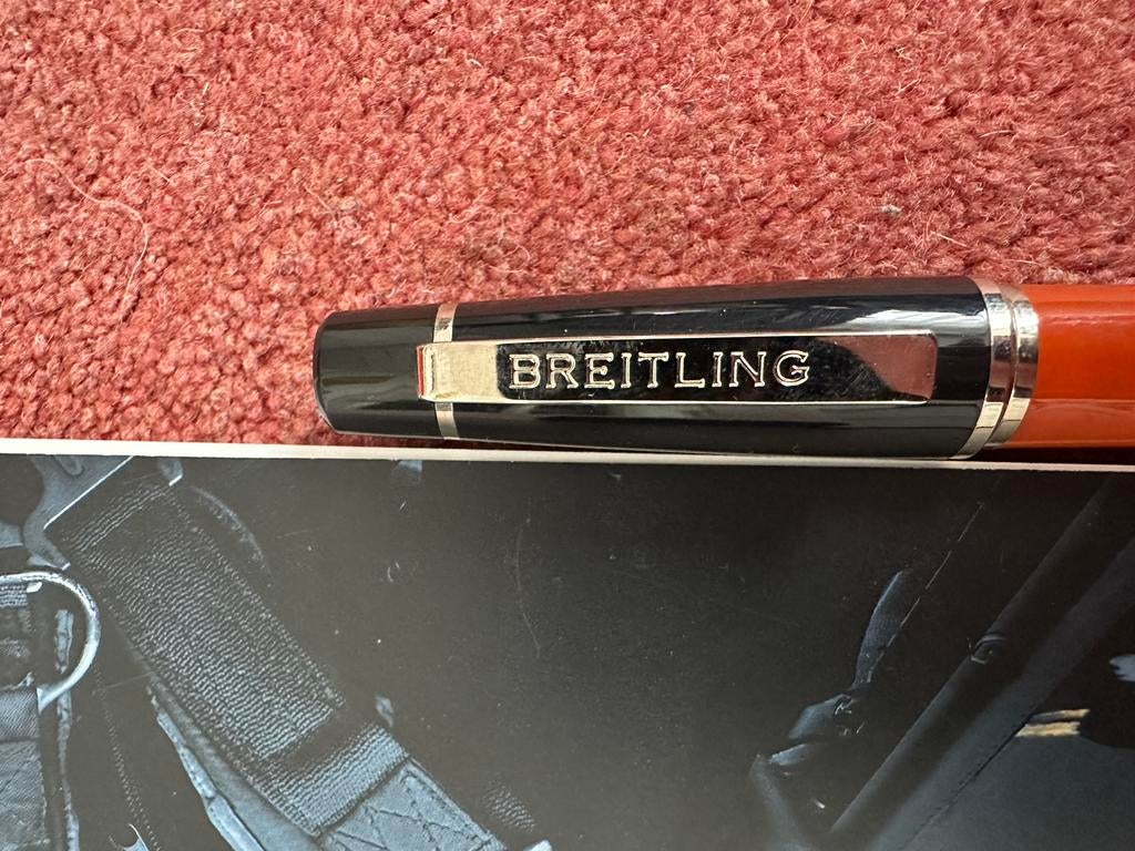 Breitling schrijfset.  Breitling Reisdoosje., Ophalen, Zo goed als nieuw, Balpen, Overige merken