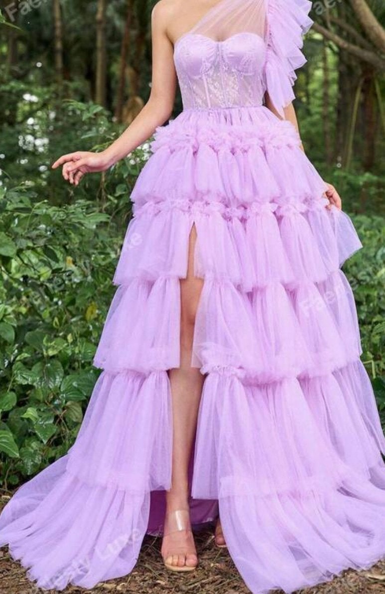 Lila/paars feestjurk/galajurk maat xs/s, Kleding | Dames, Gelegenheidskleding, Galajurk, Paars, Ophalen of Verzenden, Zo goed als nieuw