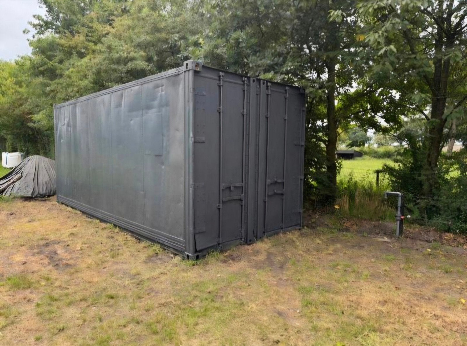 Opslagcontainer, Zeecontainer 20 ft (2,4 x 6 m) incl elektra, Ophalen