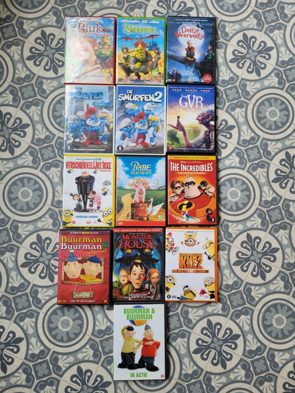Grote collectie DVD's: Fifty Shades, Indiana Jones, Smurfen, Ophalen, Gebruikt, Nederlands, Vanaf 12 jaar