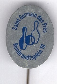 Saint Germain des Prés Rembrandtsplein 10 speldje ( Y_131), Ophalen of Verzenden, Zo goed als nieuw, Sport, Speldje of Pin