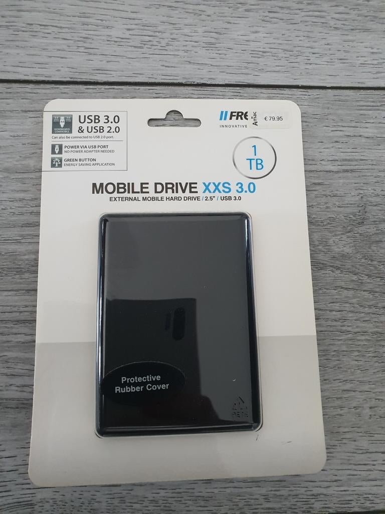 Nieuwe Externe Harde Schijf 1TB USB 3.0 - In Verpakking, HDD, Nieuw, Ophalen of Verzenden, 1TB