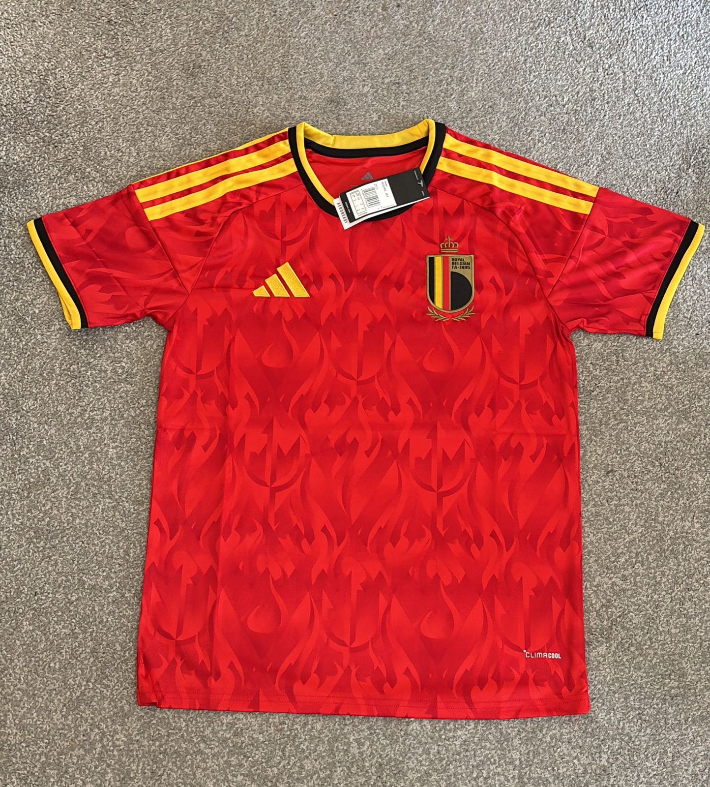 België Thuisshirt Rood, Nieuw, Ophalen of Verzenden, Rood, Maat 46 (S) of kleiner