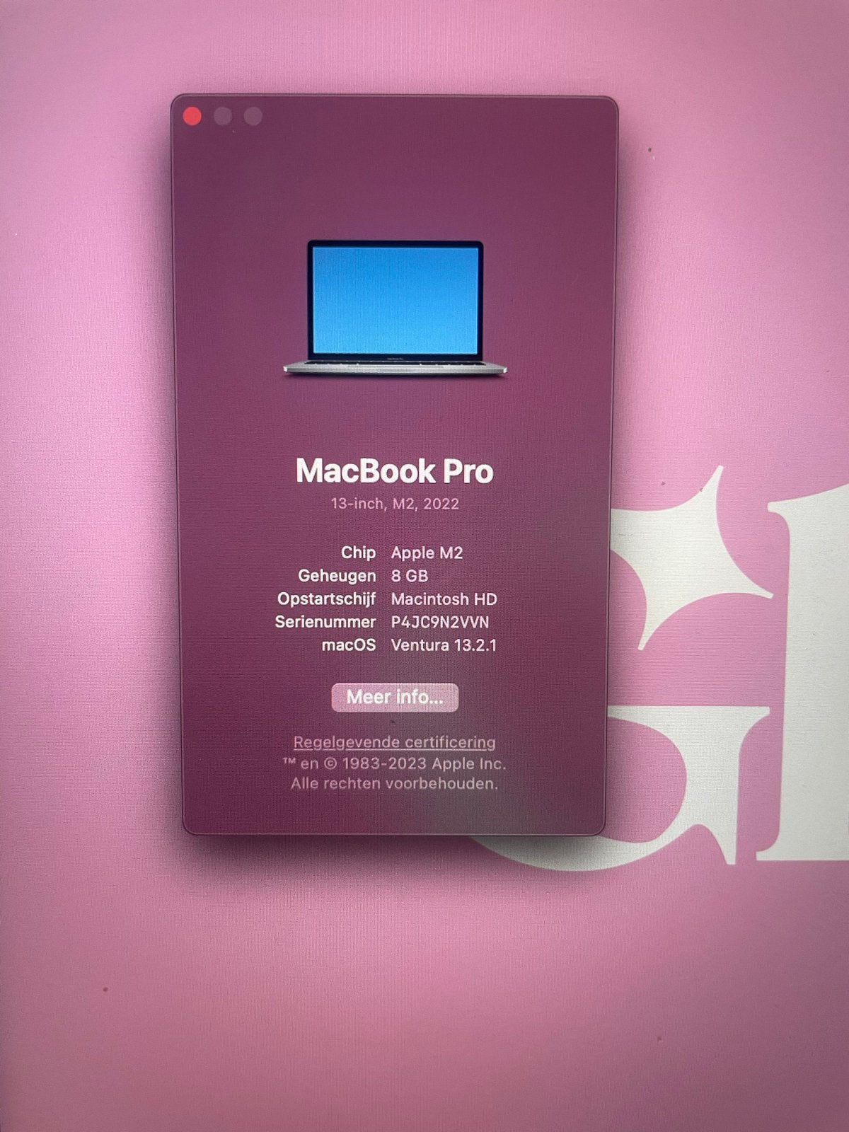 Foto 5 van MacBook Pro 13-inch, M2, 2022 - Zo goed als nieuw