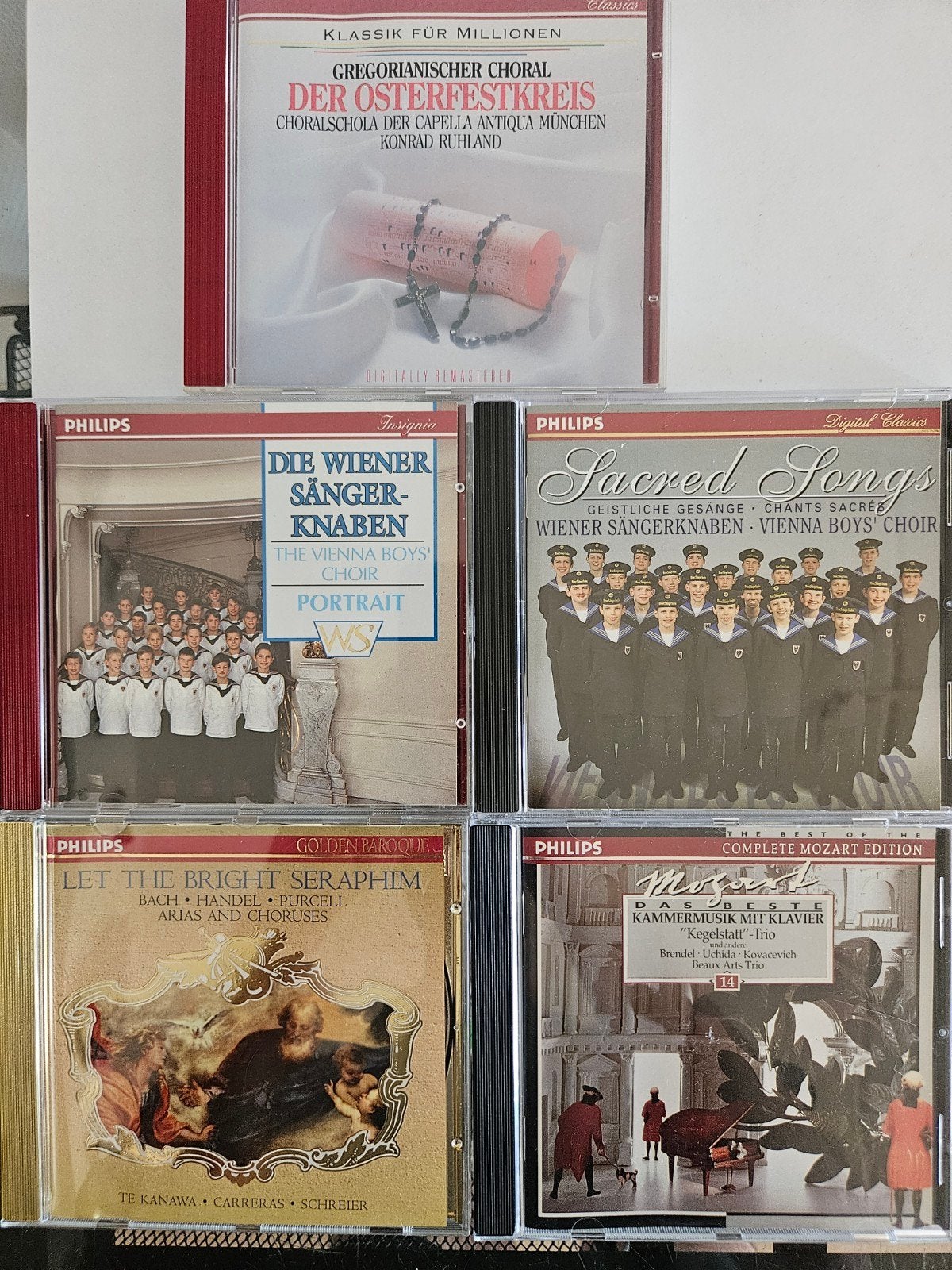5 Philips Klassieke CD's - Topconditie, Ophalen of Verzenden, Classicisme, Zo goed als nieuw, Overige typen