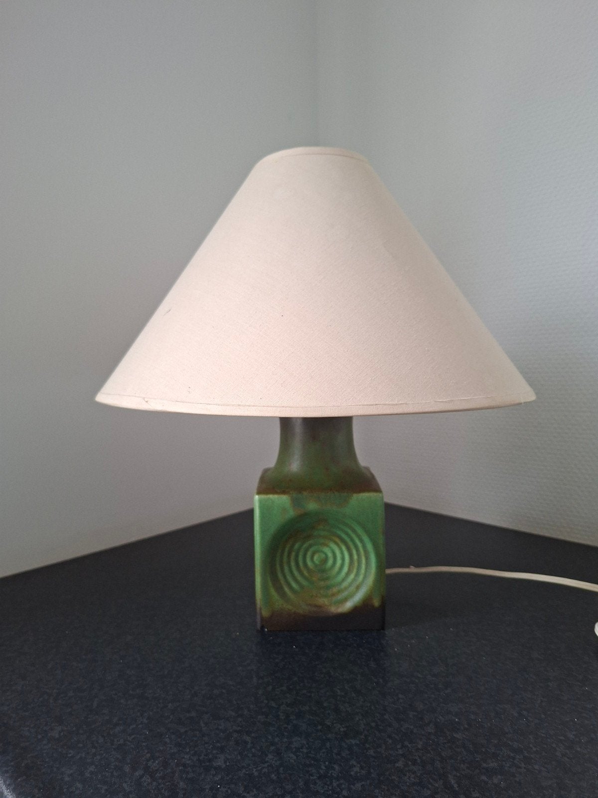 Vintage tafellamp keramiek mid century design, Ophalen of Verzenden, Keramiek, Design