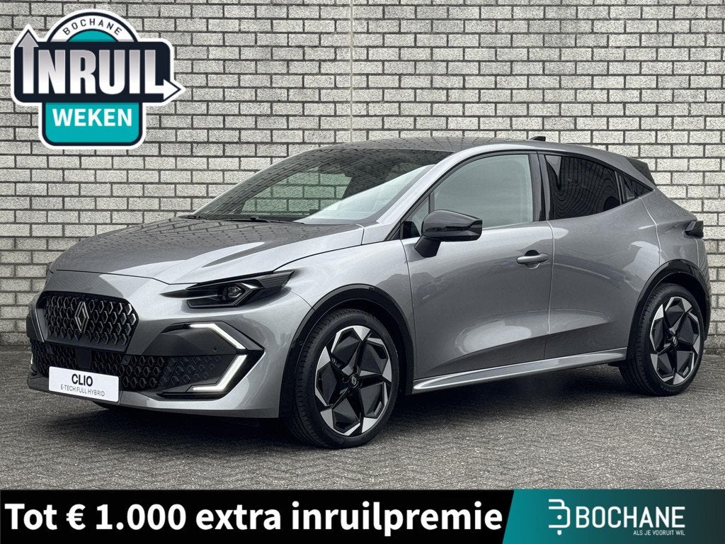 Renault Clio 1.8 Hybrid 160 Techno | Pack Première | Direct, Auto's, Renault, Stof, 4 cilinders, Met garantie (alle), Automatische klimaatregeling