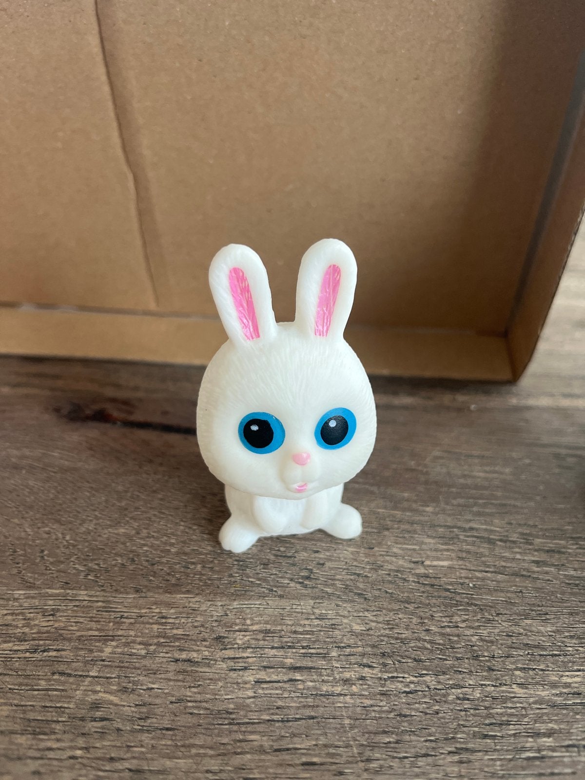 Schattig wit konijn stressbal / squishy, Ophalen of Verzenden, Zo goed als nieuw, Jongen of Meisje