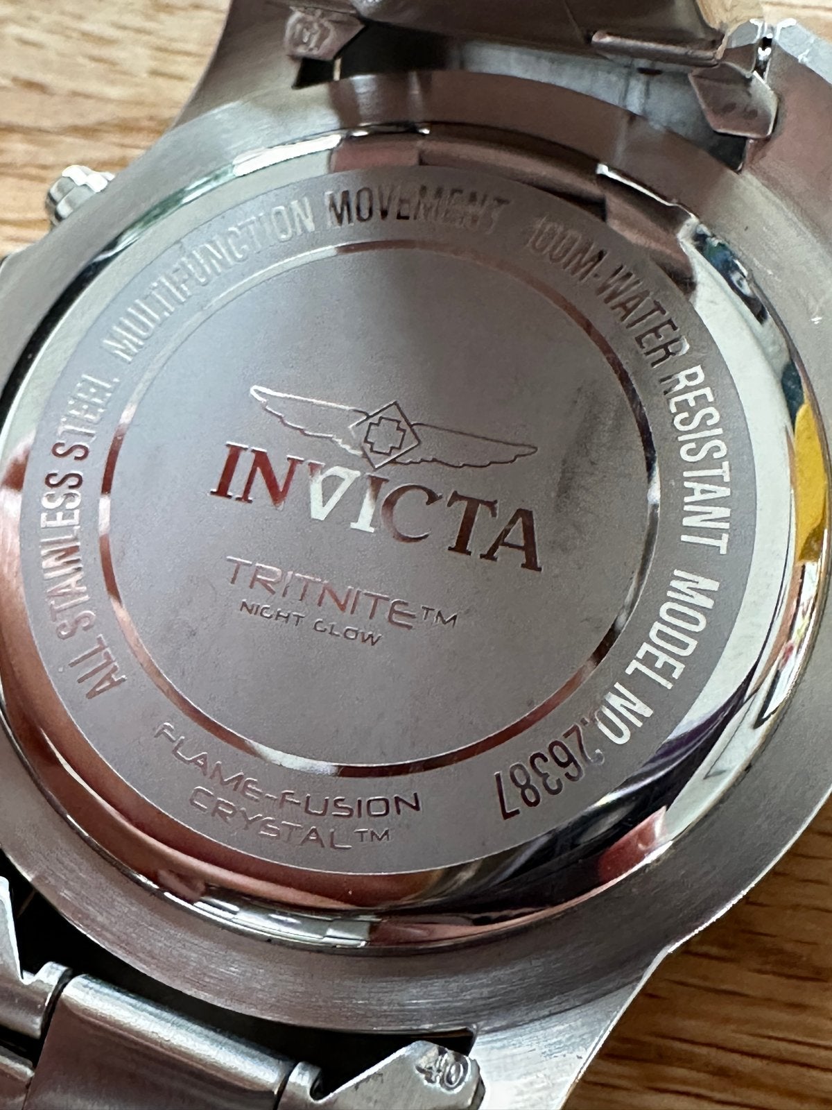 Invicta Polshorloge - Zo goed als nieuw, Sieraden, Tassen en Uiterlijk, Horloges | Heren, Overige merken, Staal, Polshorloge, Ophalen of Verzenden