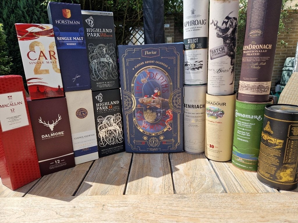 Whisky verpakkingen, Verzamelen, Ophalen, Zo goed als nieuw, Gebruiksvoorwerp