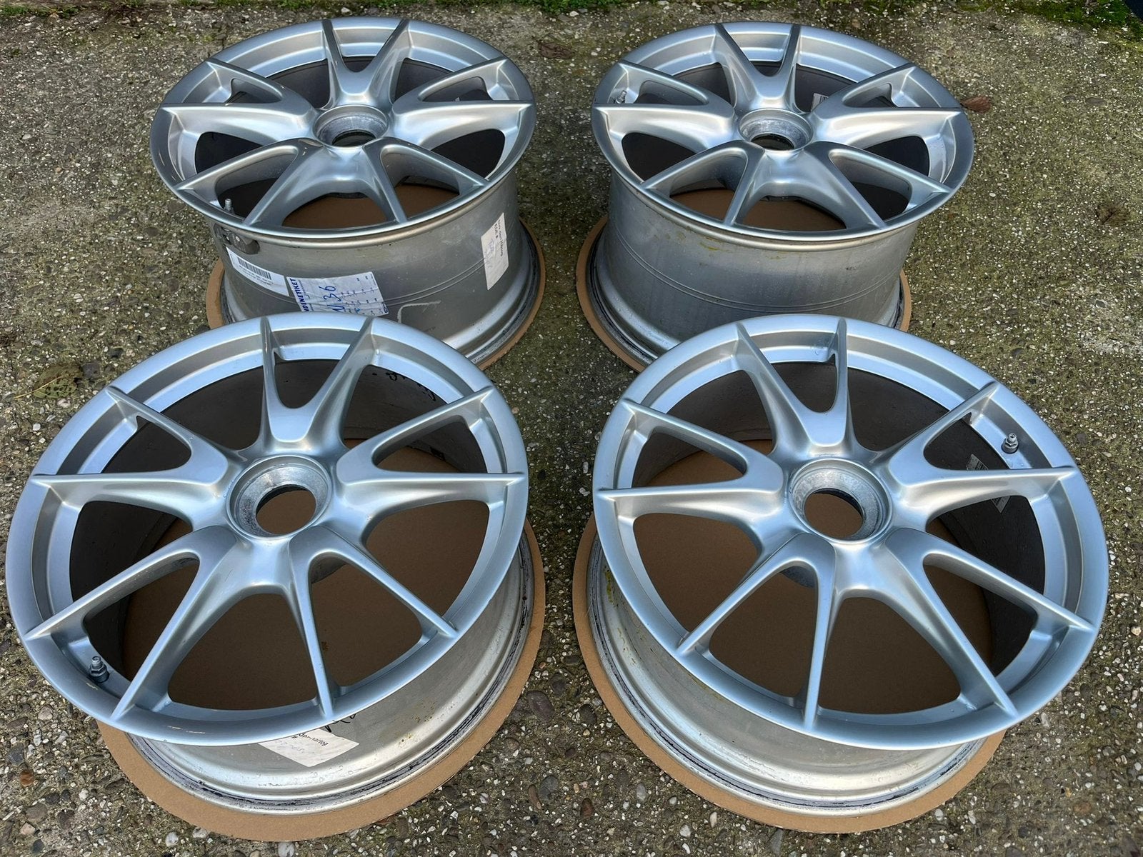 19” originele Porsche 911 997 GT3 II Centerlock velgen Tpms, Gebruikt, Velg(en), Porsche, Porsche
