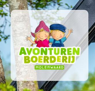 Avonturenboerderij molenwaard, kaartjes X4, Twee personen, Ticket of Toegangskaart