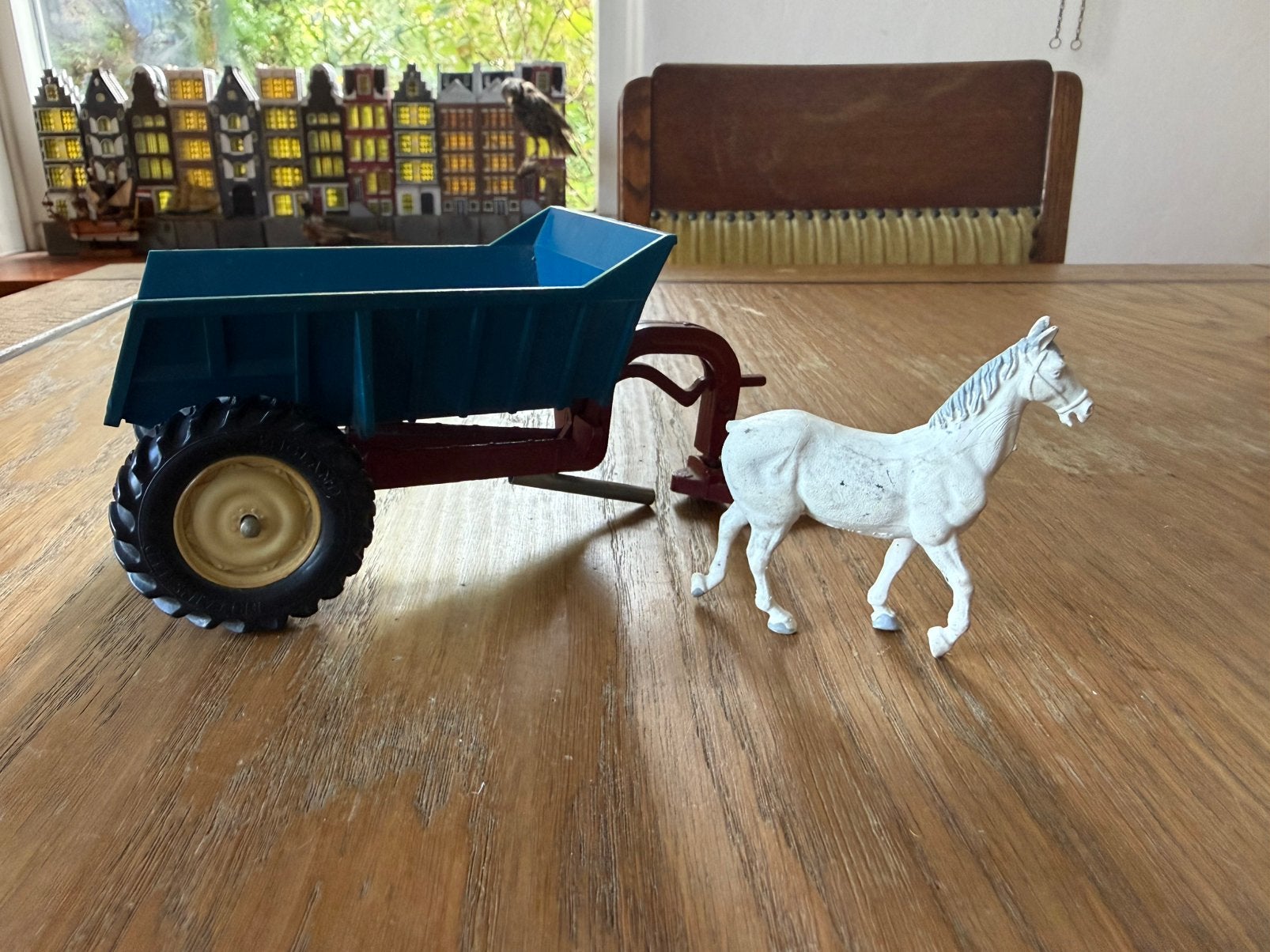 Britains kar en paard - vintage, Ophalen of Verzenden, Gebruikt
