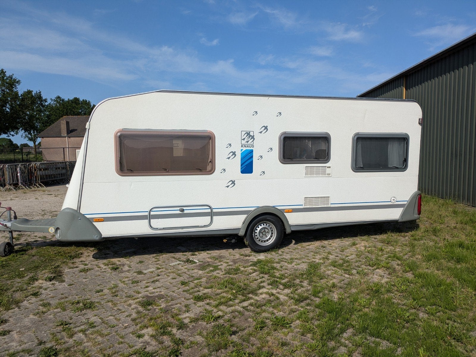 Knaus Azur 500TF mover, voortent, nieuwe Bovag keuring, Caravans en Kamperen, Caravans, Rondzit, Frans bed, Particulier, Hordeur